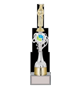 ODAK KUPA - Figürlü Kupalar - Mezuniyet Kadın Figürlü Kupalar FG-036 B - 40 cm