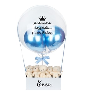 White Dream Yenidoğan Bebek Balon Kutusu