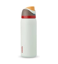 Owala 32 Oz (946 ml) Kilitli Kapaklı Çift Katmanlı Çelik Termos (Yeşil-Krem)