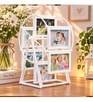 Kişiye Özel 16 Fotoğraf Dönme Dolap Fotoğraf Çerçevesi 33*22 cm