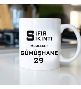 SIFIR SIKINTI MEMLEKET GÜMÜŞHANE KUPA BARDAK