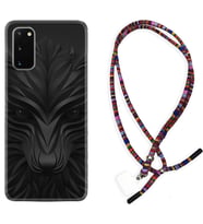 Samsung A02S A03S A10 A12 A13 A21S A22 Kılıf Boyun Asklı Rasta Silikon Black Fox 1325