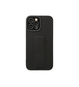 Çınarcık Dev iPhone 12 Pro Max Kılıf Mega Standlı Silikon - Lila