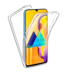 Samsung Galaxy M21 360 Kılıf Şeffaf Ön Arka Korumalı Silikon