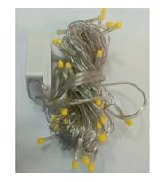 10 M 100 Led Damla Uçlu Led Işık Gün Işığı Şeffaf Kablo