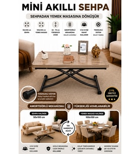 Akıllı Sehpa Yükseklik Ayarlı Masa
