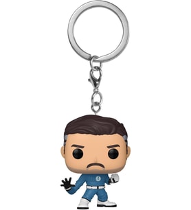 Funko Pop Anahtarlık Marvel: Fantastic Four - Mister Fantastic, Oyuncak Figür (Krem)