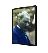 Atatürk Çerçeveli Mdf Tablo