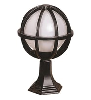AVONNI BSU-68078-BSY-KOP Siyah Boyalı Dış Mekan Aydınlatma E27 Aluminyum Polietilen Cam 25cm