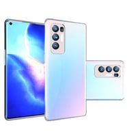 Oppo Reno 5 Pro 5G Kılıf Şeffaf Silikon Hibrit Case (Renksiz)