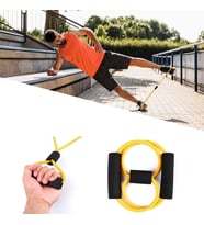 Mcg® 8 Şeklinde Direnç Bandı Yoga Plates Ve Vücut Geliştirme Egzersiz Bandı