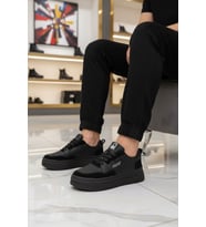 United Colors Of Benetton Siyah Bağcıklı Hafif Unisex Spor Ayakkabı BNI-10281 G
