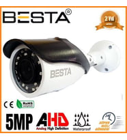 MCG 5 MP 4K 1440P 8 WARM LED AHD Bullet Güvenlik Kamerası BT-5065