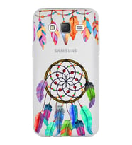 PrintiFy Samsung Galaxy J5 ile Uyumlu 1mm Slim Fit Nazar Boncuğu 6 Baskılı Şeffaf  Kılıf