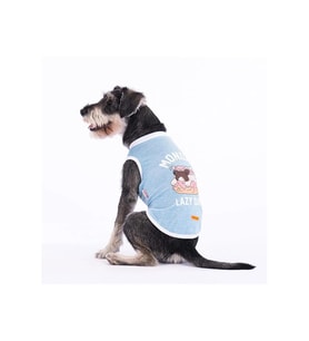 Pawstar Kedi ve KÜÇÜK Köpek T-Shirt Ice Blue Lazy 2XL Sırt43cm Göğüs58cm Boyun38cm