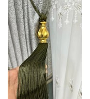 NİVEMESHOME YEŞİL SAÇAKLI GOLD APARAT TAVAN TOPLAMA BRAÇOL