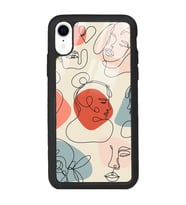 iPhone XR Nude Maske Tasarımlı Glossy Telefon Kılıfı