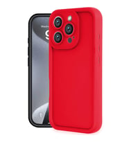 Iphone 16 Kılıf Viera Silikon - Kırmızı