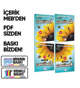 5 Yaş Okul Öncesi MEB Etkinlik Kitabı Çekirdek 4’lü Set Eğlenceli ve Öğretici Aktiviteler BASKI ÜCRETİ