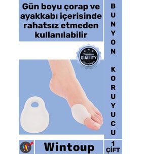#Bunyon Hallux Valgus Ortopedik Gece Ateli Destekleyici Ayak Baş Parmak Silikon Bunyon Koruyucu
