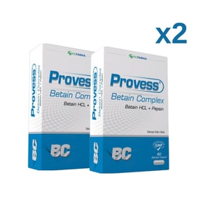 Provess Betain Complex 60 Kapsül x2 Adet (Renksiz)