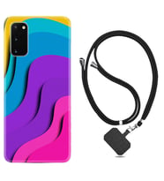Samsung A02S A03S A10 A12 A13 A21S A22 Kılıf Boyun Askılı Silikon Renk Cümbüşü 1631