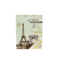 Rabsev RS4602-2 Fotoğraf Albümü 10x15cm 200 Fotoğraf Kapasiteli Eyfel Kulesi Desenli Anı Albümü