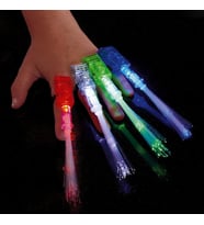 Led Işıklı Renkli Püsküllü Parmak Işığı 4 Renk 4 Adet