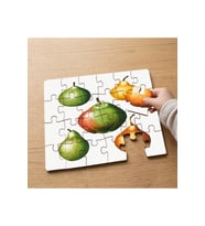 Armut Çeşitleri - Meyveler Tasarımlı 24 Parça Ahşap Çocuk Puzzle MPK1203