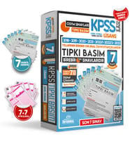 2024 KPSS Lisans ÖSYM Çıkmış Soru Tıpkı Basım Türkiye Geneli Dijital Çözümlü 7li DENEME PAKETİ (Beyaz)