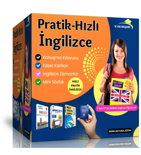 Pratik Hızlı İngilizce Eğitim Seti (4 Kitap)