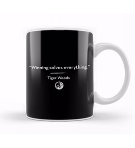 Tiger Woods Winning Solves Everything Quote Kupa Bardak Porselen