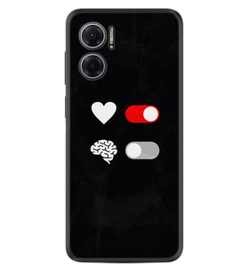 Xiaomi Redmi Note 11E Kılıf Silikon Desen Özel Seri Love Brain 1722