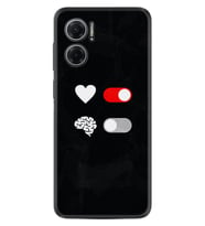 Xiaomi Redmi Note 11E Kılıf Silikon Desen Özel Seri Love Brain 1722
