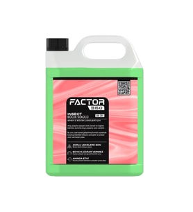Factor360 Otomobil Böcek Sinek Temizleyici 5 L
