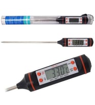 Gesi TP-101 Dijital Termometre Daldırmalı -50-300 Derece Aralığı Saplama Gıda Termometresi