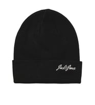 JACK JONES Yazılı Erkek Bere 12280403 (Siyah)