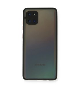 Samsung Galaxy A81 / Note 10 Lite Kılıf Montreal Silikon Kapak - Siyah