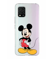 Xiaomi Mi 10 Lite Uyumlu Kapak Mickey Mouse Tasarımlı Şeffaf Silikon Kılıf