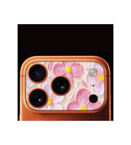 iPhone 17 Pro Max Tam Kaplayan Kamera Çerçeve Koruyucu Desenli Baskılı - PAINT BOTANICAL