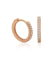 925 Ayar Gümüş Rose Gold Tamtur Küpe