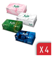 Sofia Kutu Mendil 100 Yaprak x 4