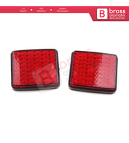 Fiat Doblo Ducato Peugeot Boxer Citroen Jumper Relay için 2 Adet Arka Tampon Reflektörü 1348401080
