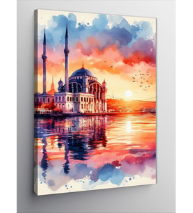 Kanvas Tablo Ortaköy Camii