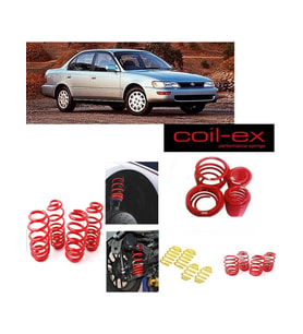 Toyota Corolla (1992-1998) Uyumlu  Coil-Ex 4.5 cm Spor Yay