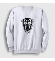 Presmono Unisex Beyaz Skull Deftones Sweatshirt 387623tt