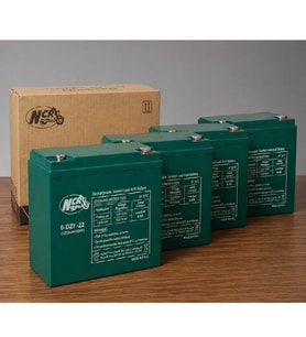 NCR 12V-22 AMPER 4'lü paket (20-24 AMPER EBATLARINDA) (DİK AKÜ) ELEKTRİKLİ BİSİKLET AKÜSÜ EBATLAR:180*78*170 mm