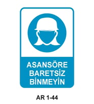 İŞ GÜVENLİĞİ UYARI LEVHASI 1 ADET PVC 21 X 29CM