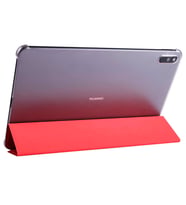 Huawei Mate Pad 11 Smart Cover Standlı 1-1 Akıllı Tablet Kılıfı (Kırmızı)