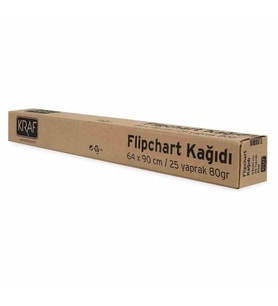KRAF FLIPCHART KAĞIDI RULO 25YP 703G ÜCRETSİZ KARGO